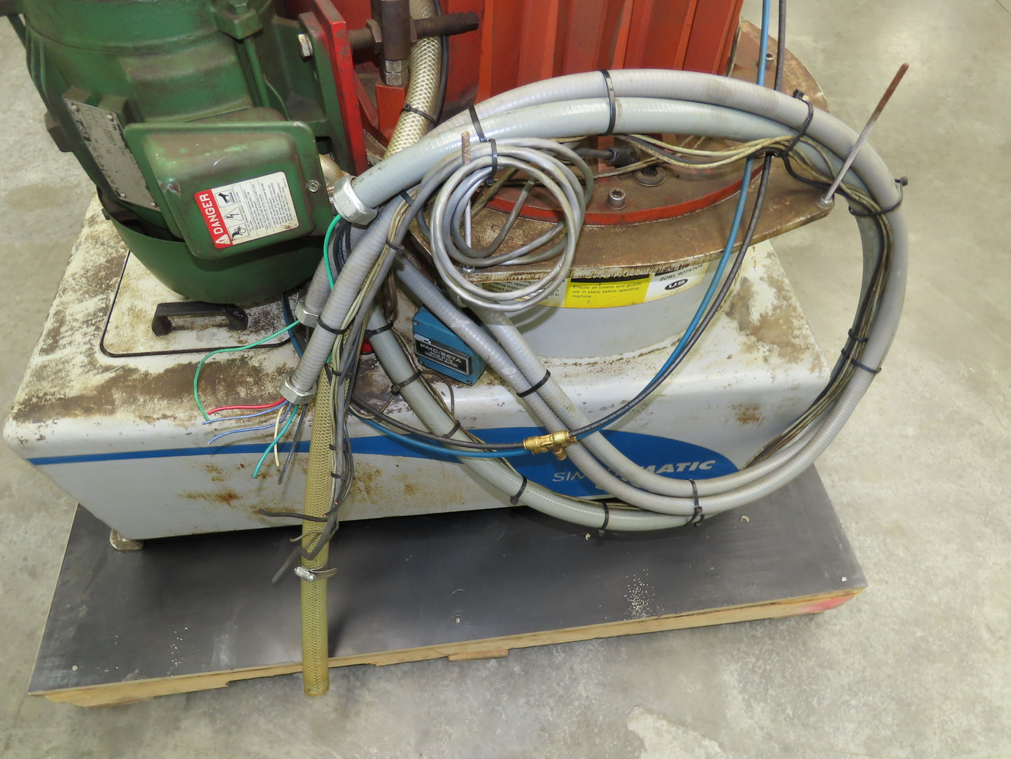US Centrifuge A120 Simplamatic Centrifuge 2500RPM 15GPM 5Hp 230/460V