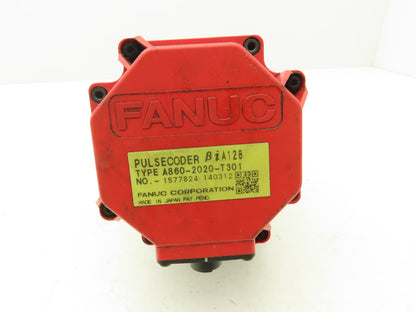 Fanuc A06B-0061-B403 AC Servo Motor 0.5kw 4000 RPM Encoder A860-2020-T301