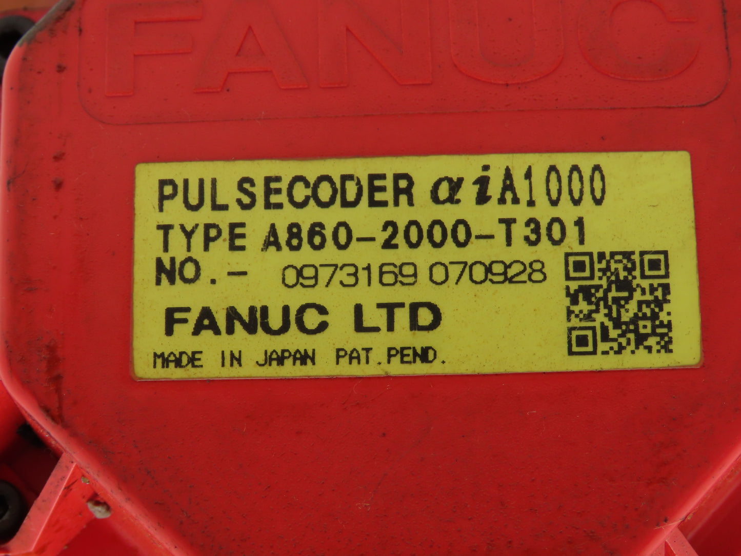 Fanuc A06B-0227-B000 AC Servo Motor 1.6kw 3000 RPM Encoder A860-2000-T301