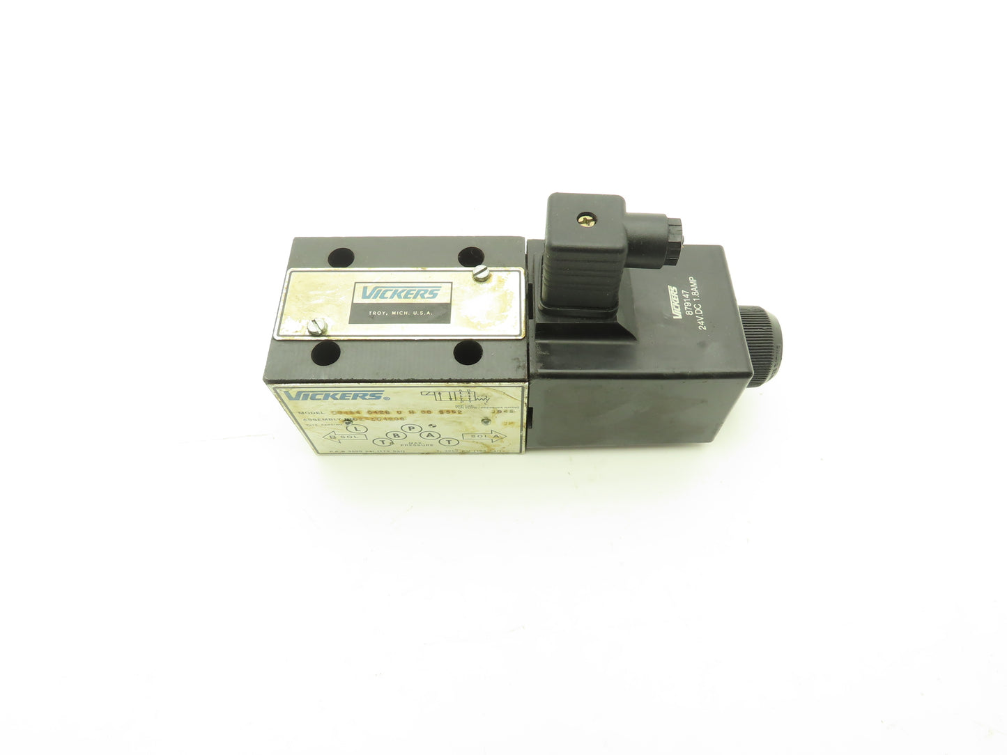Vickers DG4S4 012B U H 60 S552 Directional Control Solenoid Valve 24VDC