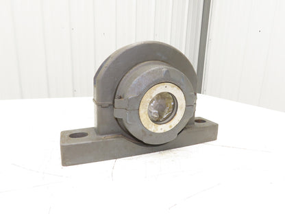 Cooper Bearing 02 BCP204EX Split Pillow Block Bearing 2-1/4" Bore P 04 Pedestal