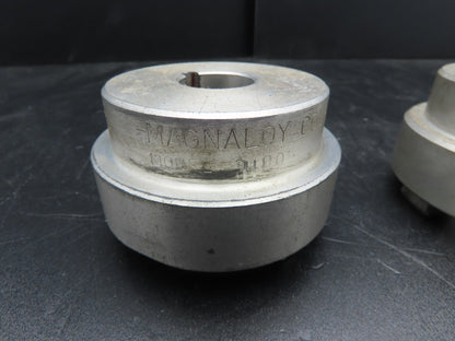 Magnaloy Model 300 Flex Coupling Hub Aluminum 1-5/8" & 1" Bores With Keyway