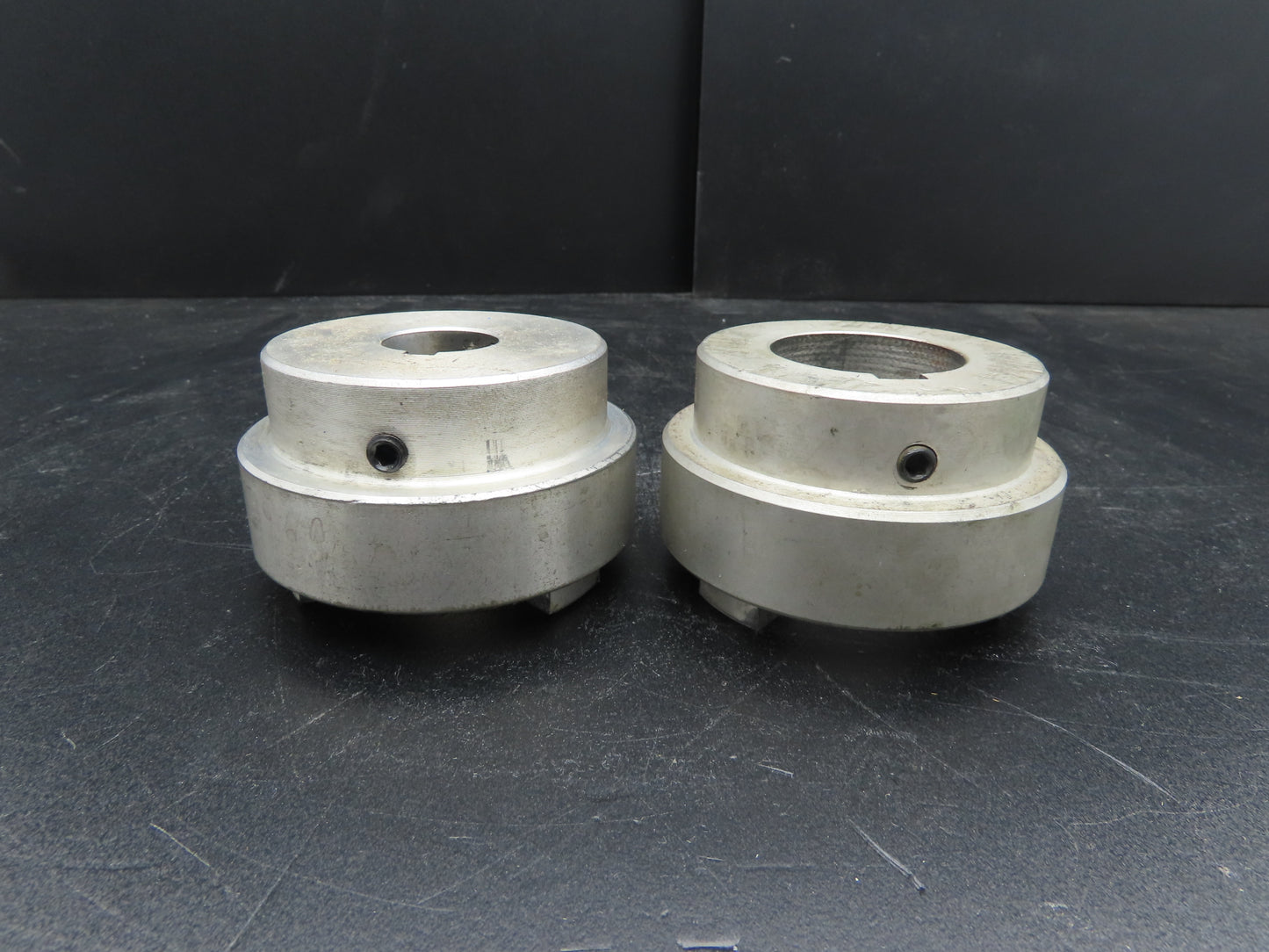 Magnaloy Model 300 Flex Coupling Hub Aluminum 1-5/8" & 1" Bores With Keyway