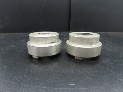 Magnaloy Model 300 Flex Coupling Hub Aluminum 1-5/8" & 1" Bores With Keyway