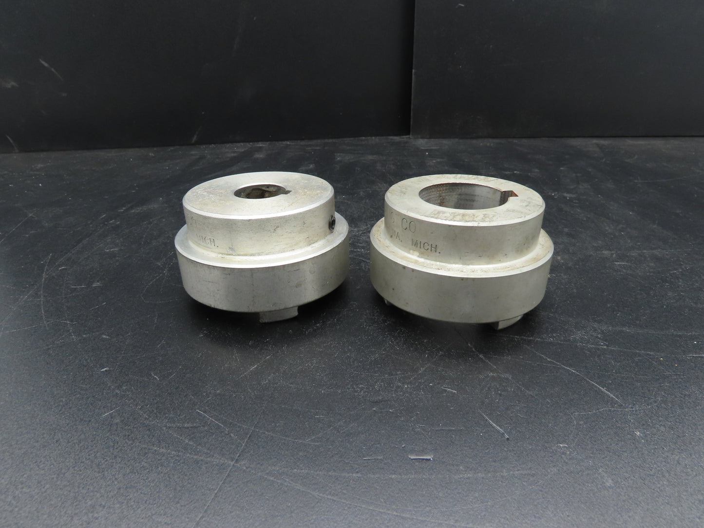 Magnaloy Model 300 Flex Coupling Hub Aluminum 1-5/8" & 1" Bores With Keyway