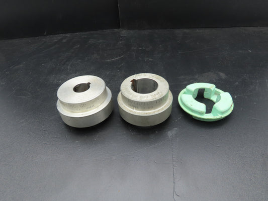 Magnaloy Model 300 Flex Coupling Hub Aluminum 1-5/8" & 1" Bores With Keyway