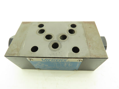 Vickers DGMPC-5-ABK-BAK-30 System Stack Hydraulic Check Valve Sandwich 4570 PSI