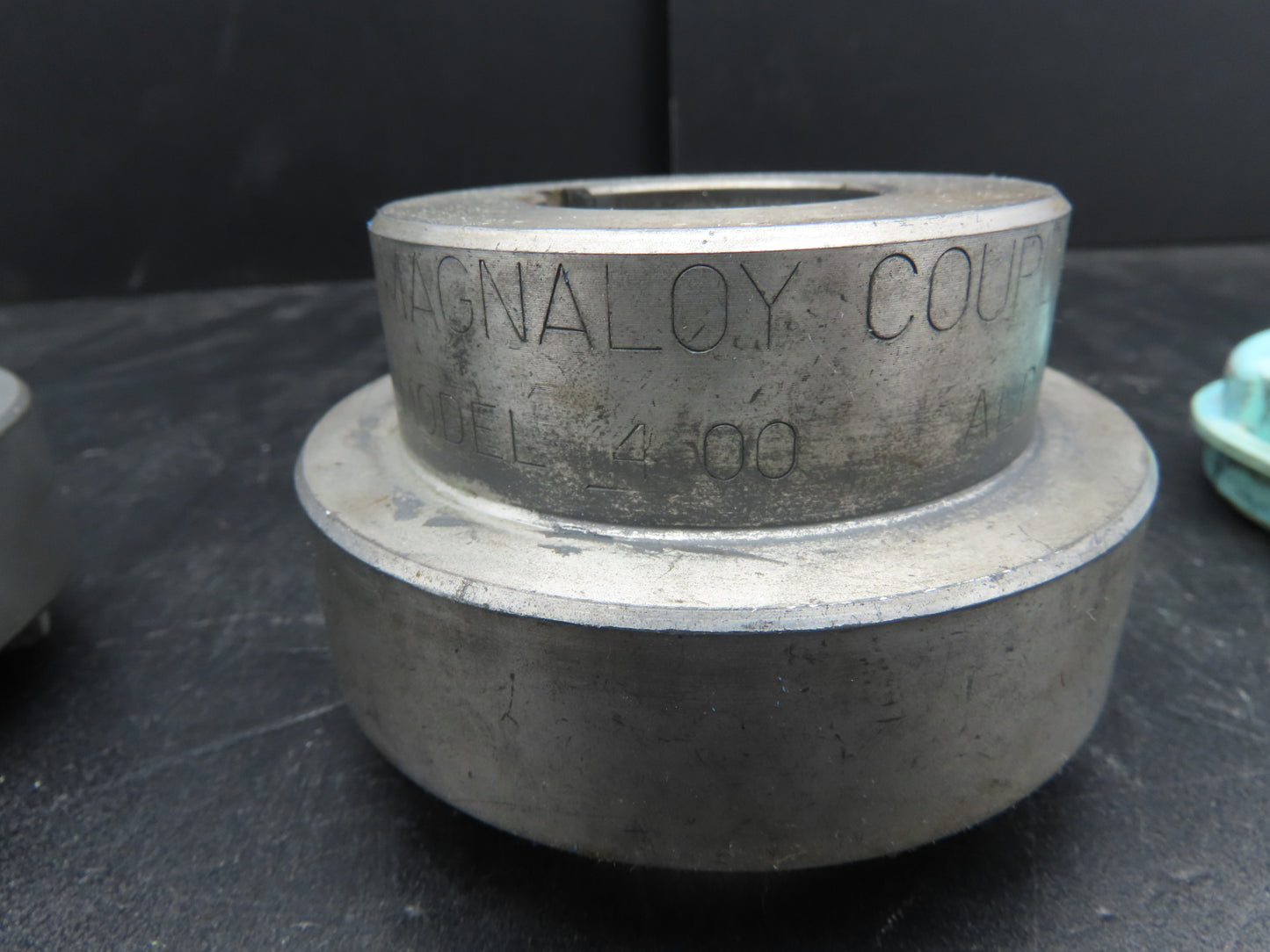 Magnaloy Model 400 Flex Coupling Hub Aluminum 1-5/8" & 1" Bores With Keyway