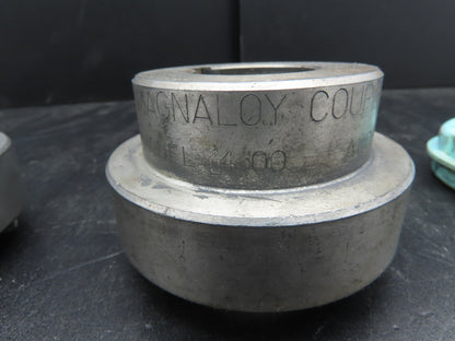 Magnaloy Model 400 Flex Coupling Hub Aluminum 1-5/8" & 1" Bores With Keyway