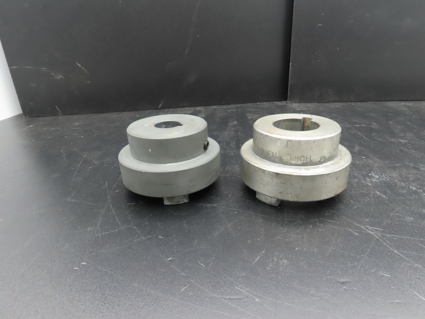 Magnaloy Model 400 Flex Coupling Hub Aluminum 1-5/8" & 1" Bores With Keyway