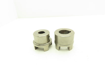 Rotex KTR 38 Series Flex Coupling Hub Aluminum 1-5/8" & 1" Bores With Keyway