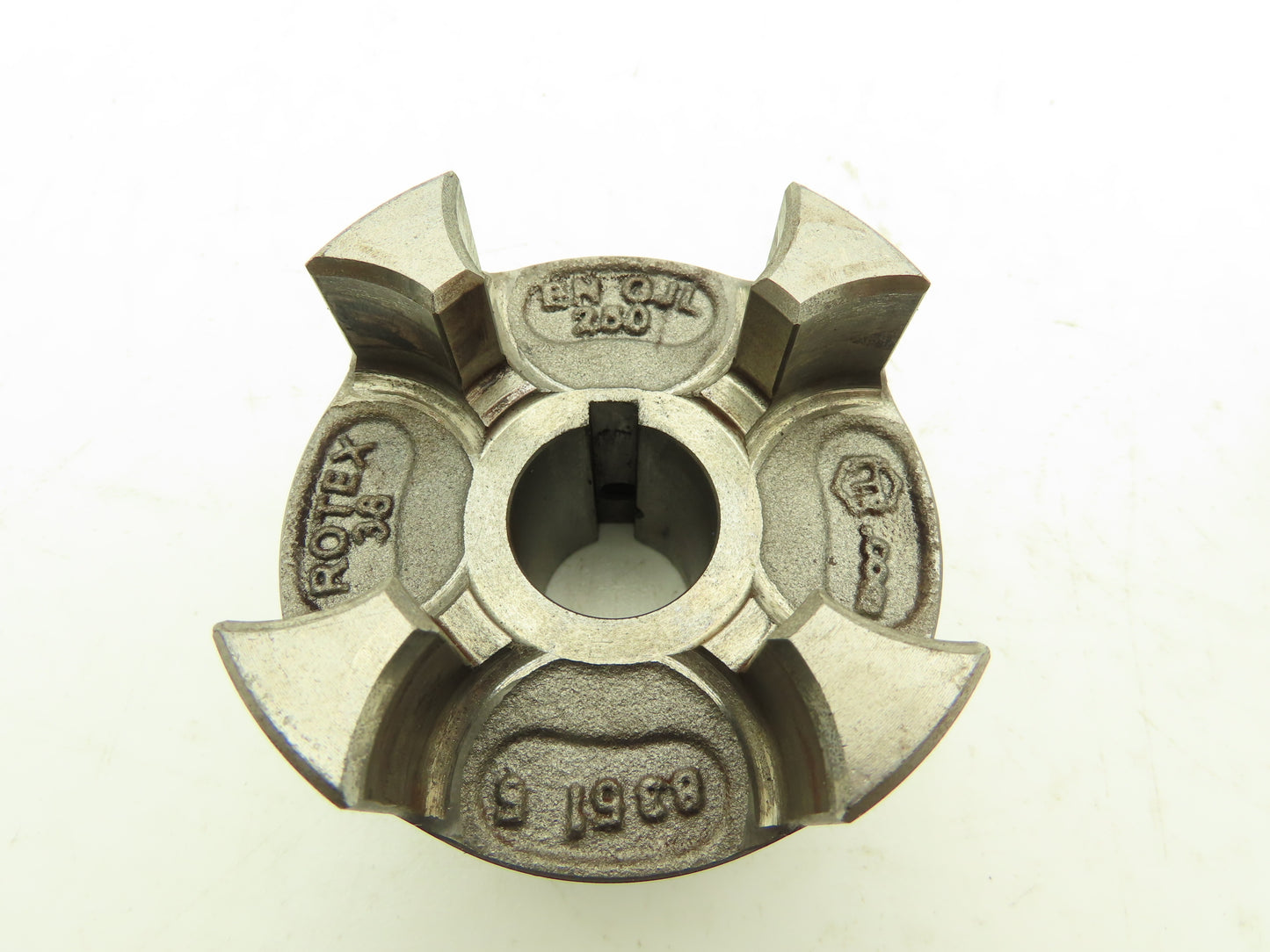 Rotex KTR 38 Series Flex Coupling Hub Aluminum 1-5/8" & 1" Bores With Keyway