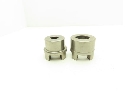 Rotex KTR 38 Series Flex Coupling Hub Aluminum 1-5/8" & 1" Bores With Keyway