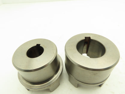 Rotex KTR 38 Series Flex Coupling Hub Aluminum 1-5/8" & 1" Bores With Keyway