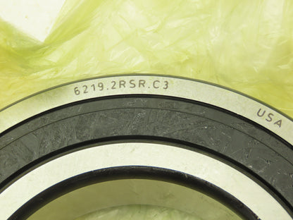 FAG 6219.2RSR.C3 Ball Bearing Deep Groove 3.74" ID x 6.693 OD x 32mm Width