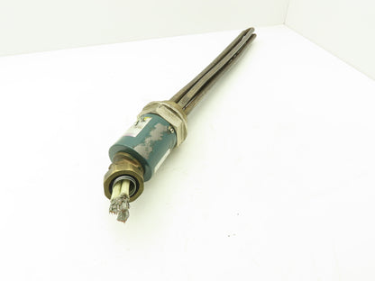 Hakko ME140231 Immersion Heater Element 10kw 208V 3PH 2"NPT Screw Plug 19.5"L