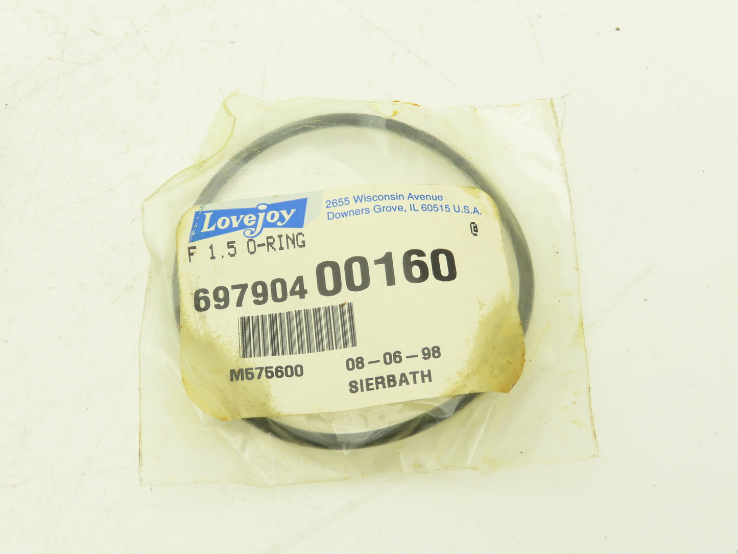 Lovejoy F 1.5S Flanged Gear Coupling Sleeve With O Ring Exposed Bolt 8 Hole