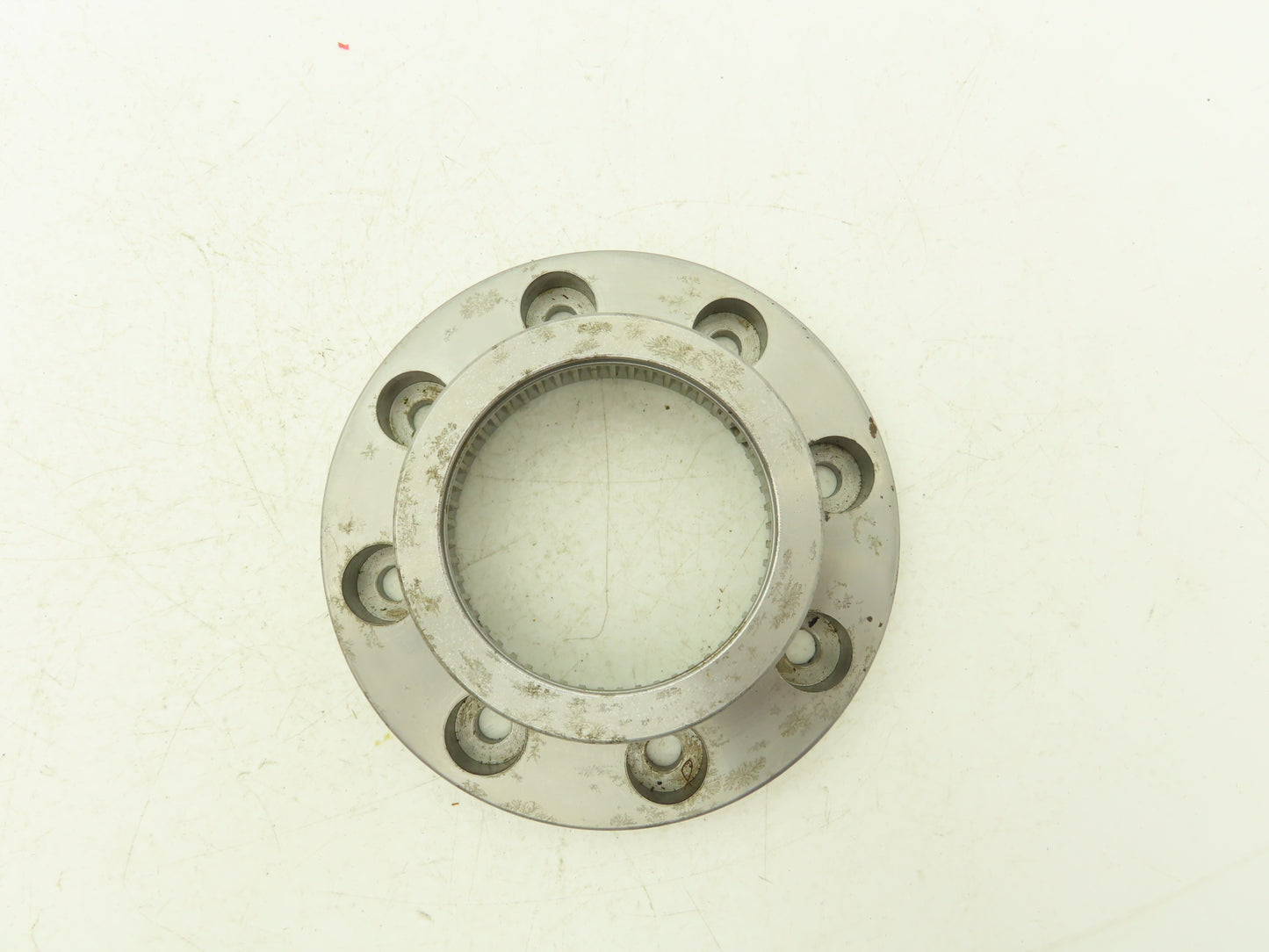 Lovejoy F 1.5S Flanged Gear Coupling Sleeve With O Ring Exposed Bolt 8 Hole