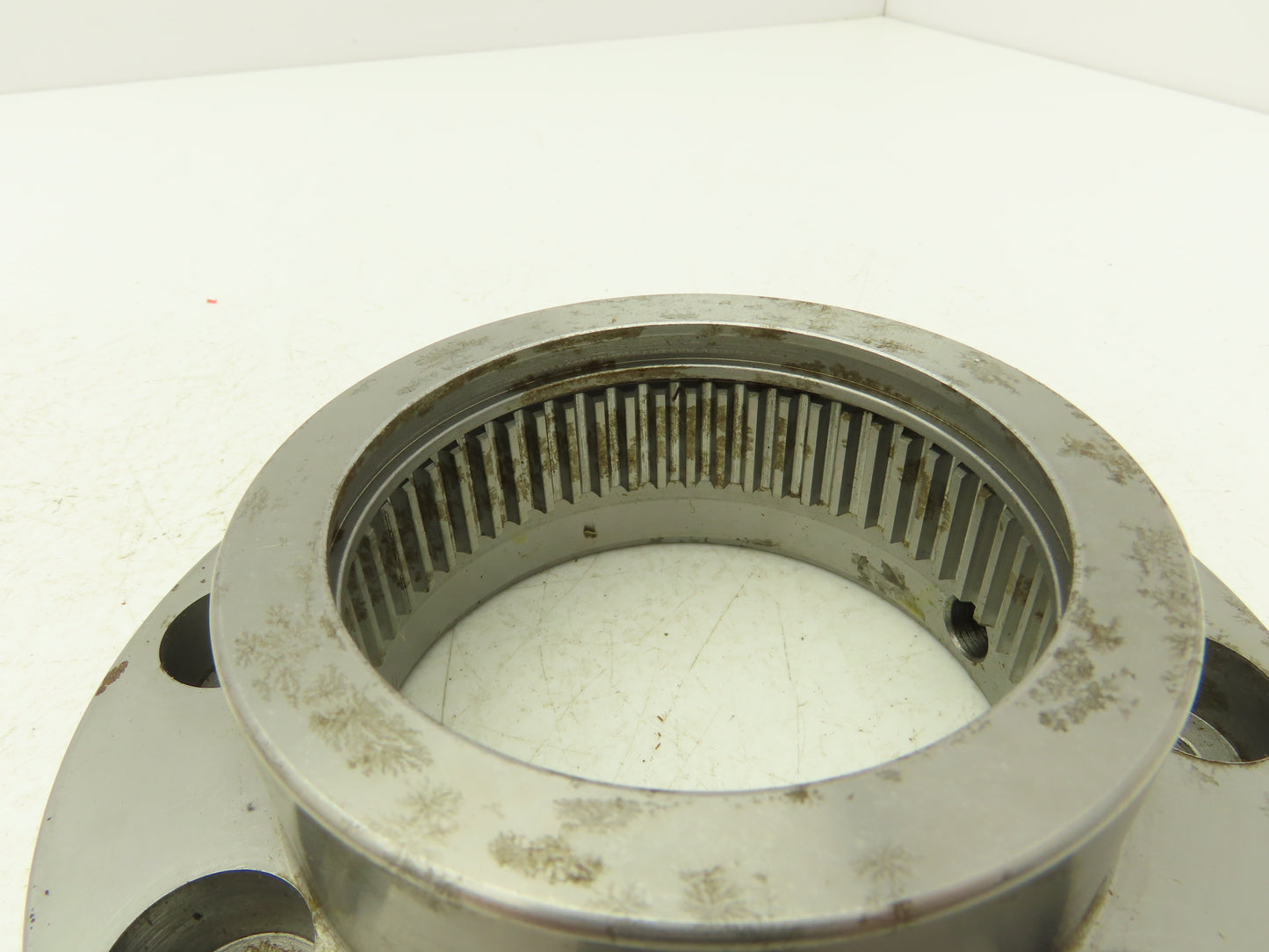 Lovejoy F 1.5S Flanged Gear Coupling Sleeve With O Ring Exposed Bolt 8 Hole