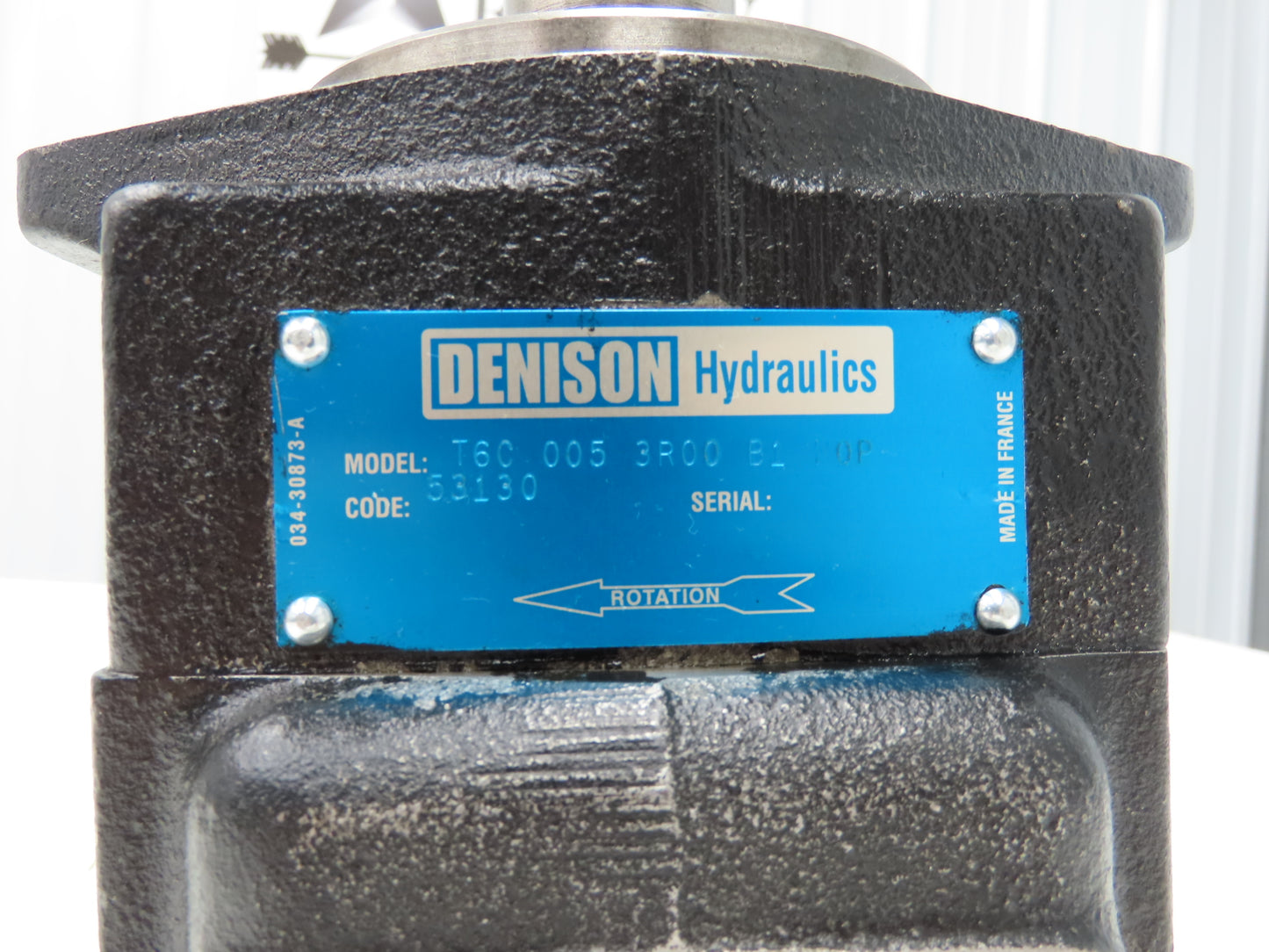 Denison T6C 005 3R00 B1 NOP Hydraulic Single Vane Pump 2800rpm 70.3 ML/REV