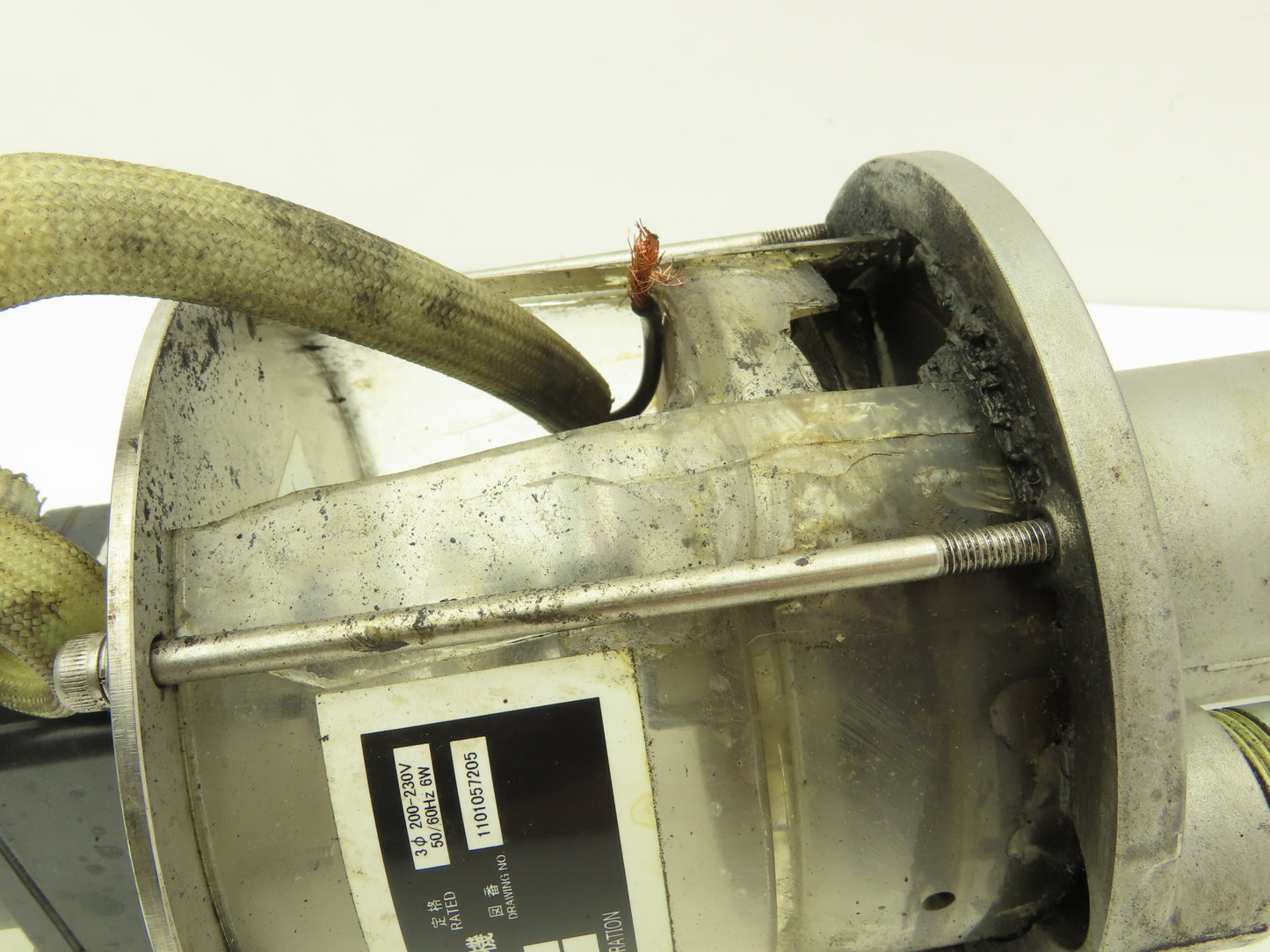 RIX SLS-300SB Screw Type Oil Skimmer 230V 3PH 12" Immersion