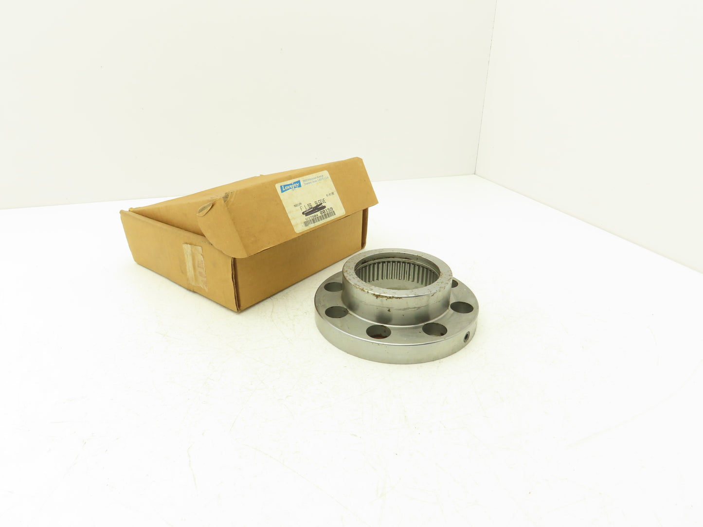 Lovejoy F 1.5S Flanged Gear Coupling Sleeve Exposed Bolt 8 Hole No O-Ring