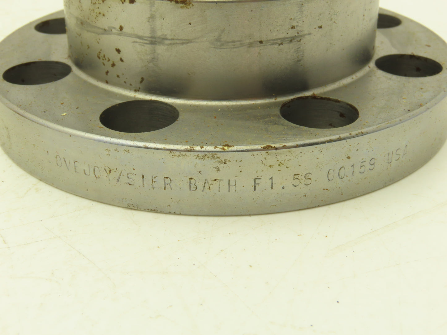 Lovejoy F 1.5S Flanged Gear Coupling Sleeve Exposed Bolt 8 Hole No O-Ring