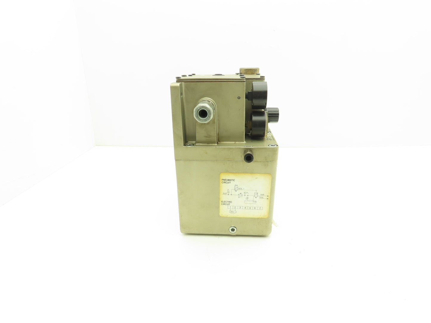 SMC LMU200-53 Pneumatic Lubricator Oil Mist Sprayer Pump 1 Gal Tank 24VDC