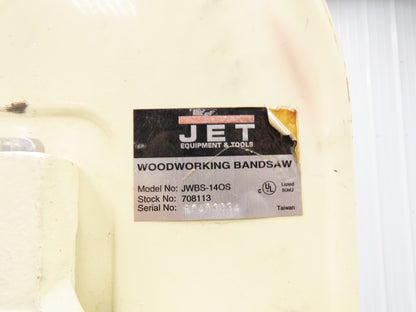 Jet JWBS-14OS Woodworking Band Saw 14" Vertical 3/4" 1Ph 115/230V