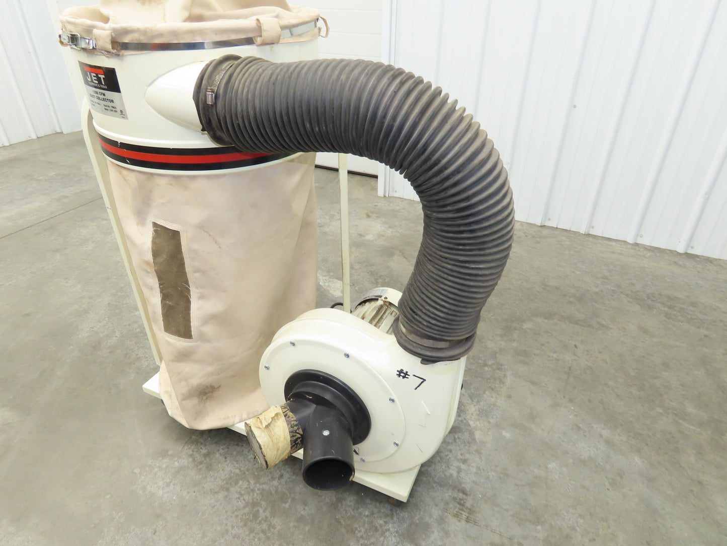 Jet DC-1200A-1 Dust Collector 2HP 1PH 230V Motor Woodworking Vac Single Bag
