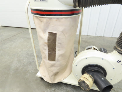 Jet DC-1200A-1 Dust Collector 2HP 1PH 230V Motor Woodworking Vac Single Bag