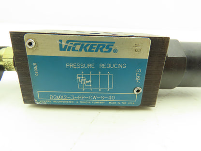 Eaton Vickers DGMX2-3-PP-CW-S-40 Hydraulic Relief Valve 2000 PSI