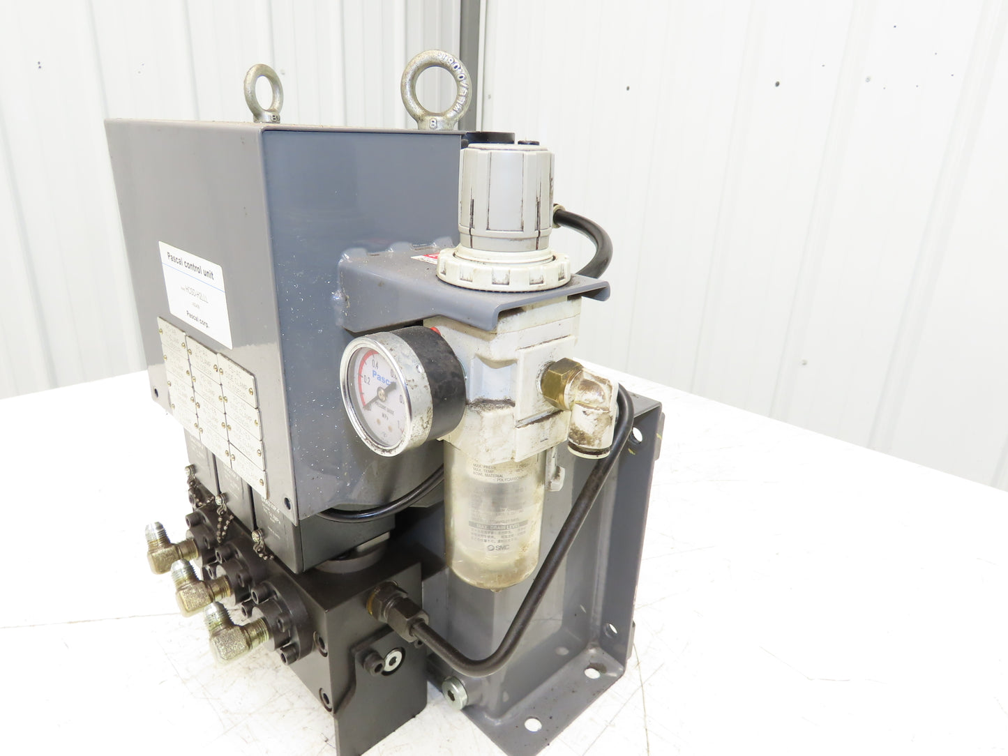 Pascal HCSD-H2LLL Air Operated Hydraulic Pump Power Control Unit 1-Gal X6308U-D