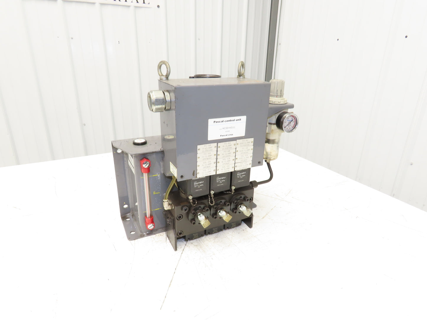 Pascal HCSD-H2LLL Air Operated Hydraulic Pump Power Control Unit 1-Gal X6308U-D
