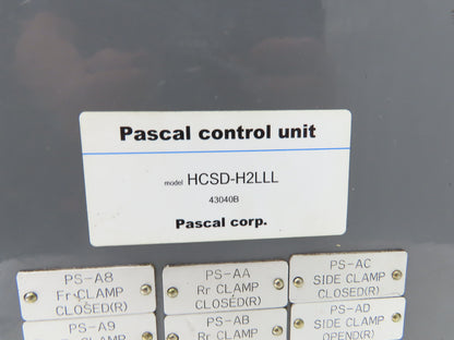 Pascal HCSD-H2LLL Air Operated Hydraulic Pump Power Control Unit 1-Gal X6308U-D