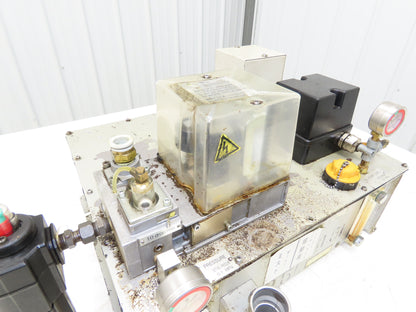 Taco Azbil MCB-B6L3-BY20 Pneumatic Lubricator Oil Mist Sprayer Pump 5 Gal 110V