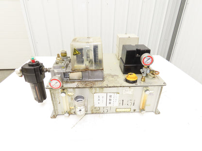 Taco Azbil MCB-B6L3-BY20 Pneumatic Lubricator Oil Mist Sprayer Pump 5 Gal 110V
