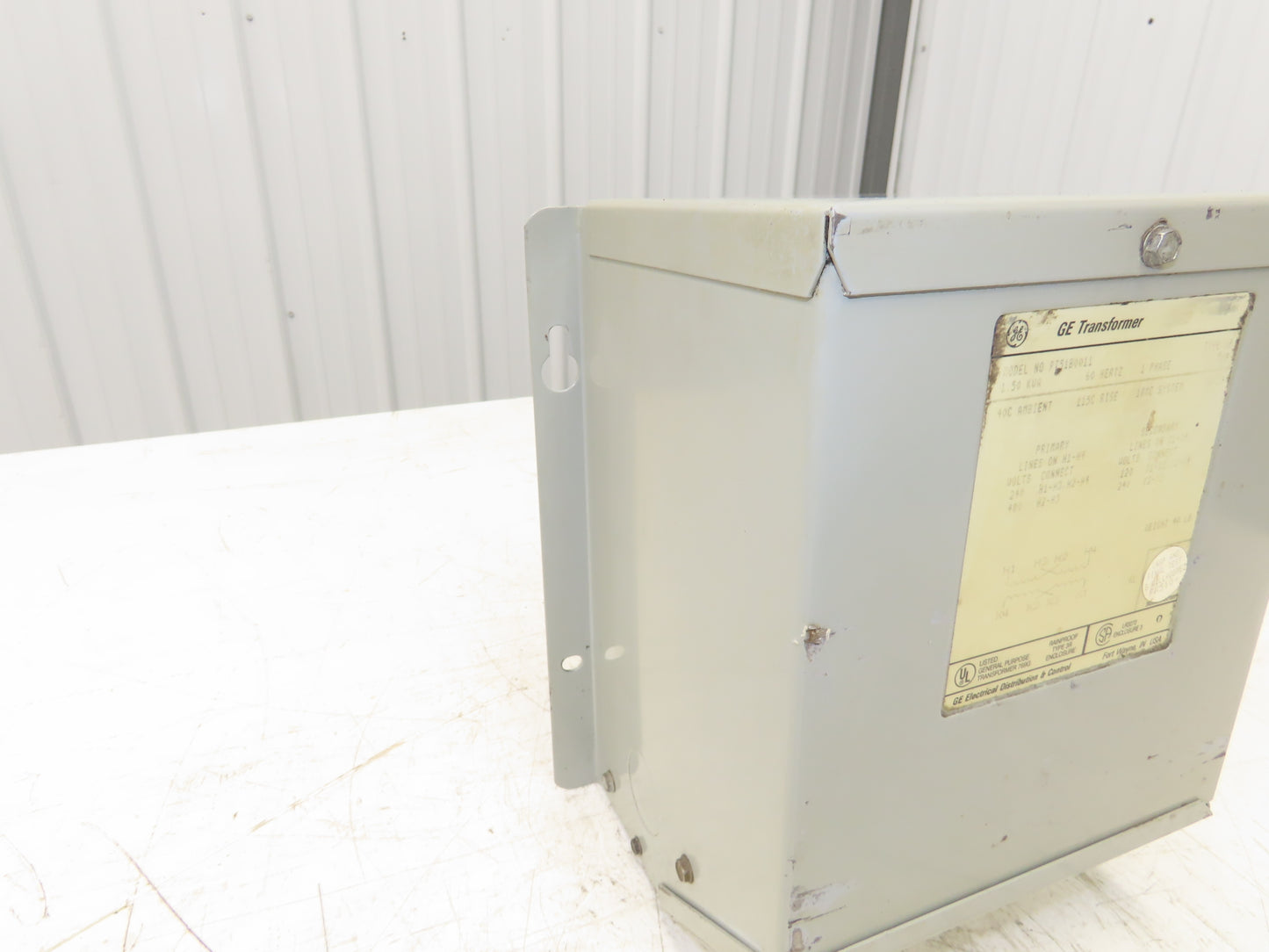 GE General Electric 9T51B0011 Transformer 1.5kva HV 240/480V LV 120/240V 1PH