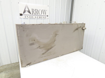 Stainless Steel Tank 100 Gallon 3/4 Top 15 Gauge 53x23.5x20"