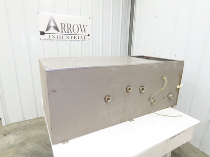 Stainless Steel Tank 100 Gallon 3/4 Top 15 Gauge 53x23.5x20"