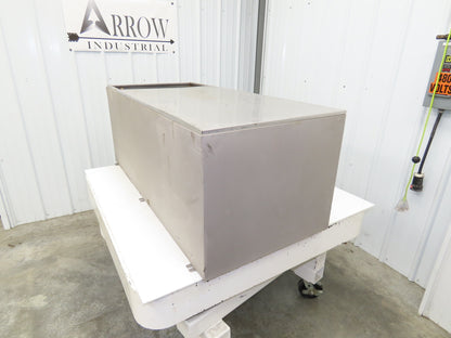 Stainless Steel Tank 100 Gallon 3/4 Top 15 Gauge 53x23.5x20"