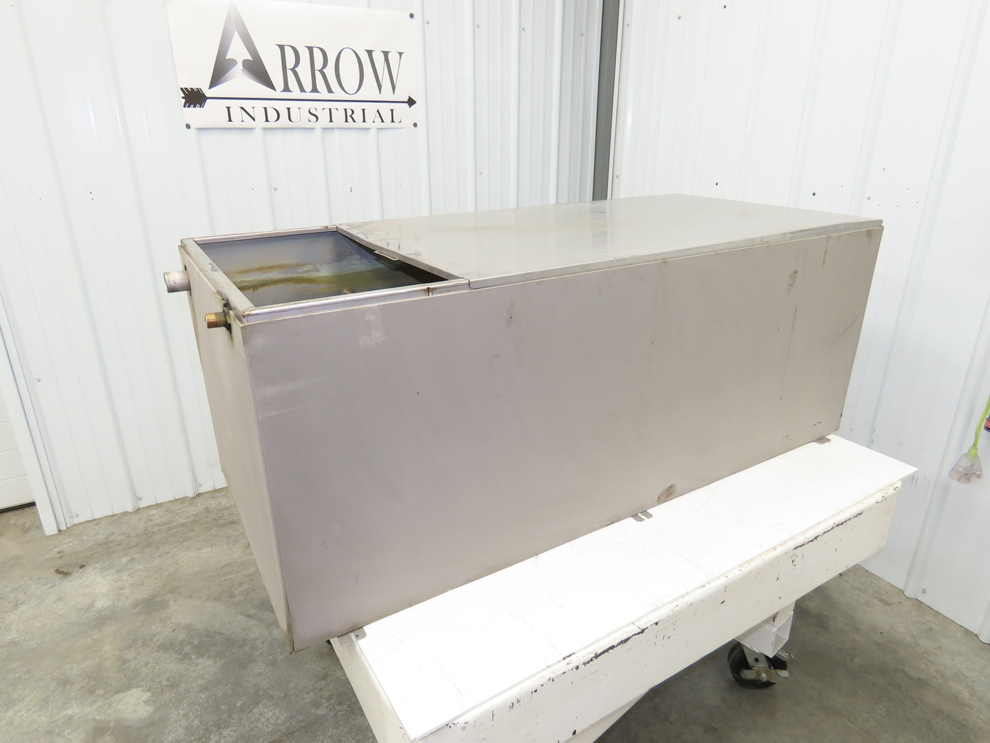 Stainless Steel Tank 100 Gallon 3/4 Top 15 Gauge 53x23.5x20"