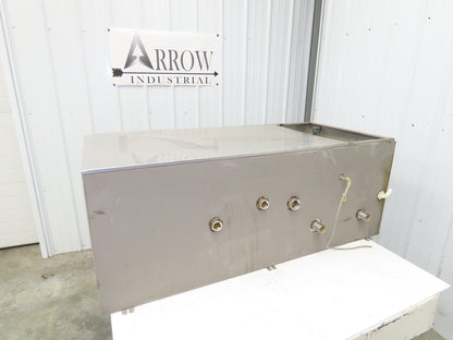 Stainless Steel Tank 100 Gallon 3/4 Top 15 Gauge 53x23.5x20"