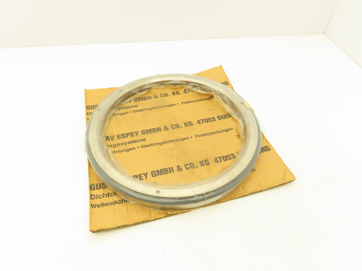 Espey KOM G1762 Carbon Ring Seal w/Rubber O-Ring 12-3/4" OD x 10-3/4" ID
