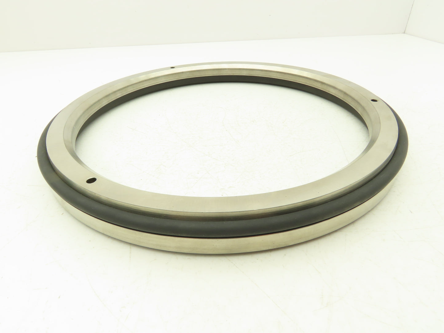 Espey KOM G1762 Carbon Ring Seal w/Rubber O-Ring 12-3/4" OD x 10-3/4" ID