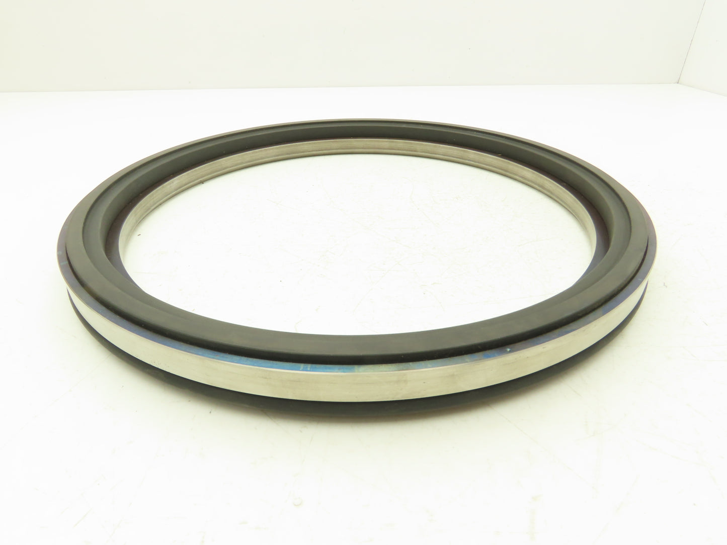 Espey KOM G1762 Carbon Ring Seal w/Rubber O-Ring 12-3/4" OD x 10-3/4" ID
