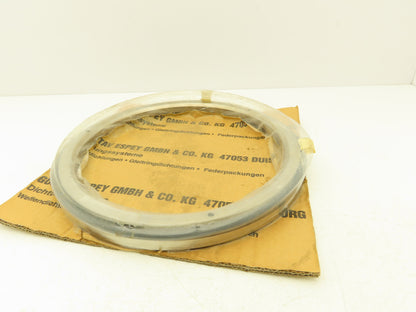 Espey KOM G1762 Carbon Ring Seal w/Rubber O-Ring 12-3/4" OD x 10-3/4" ID