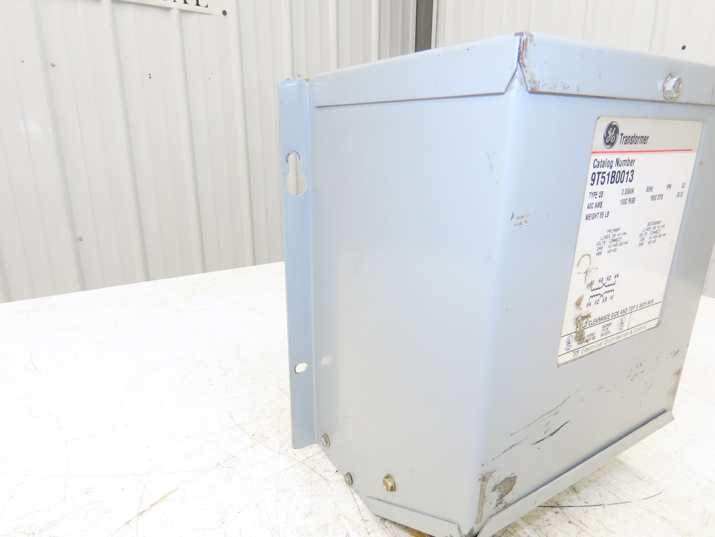 GE General Electric 9T51B0013 Transformer 3KVA HV 240/480V LV 120/240V 1PH 3R