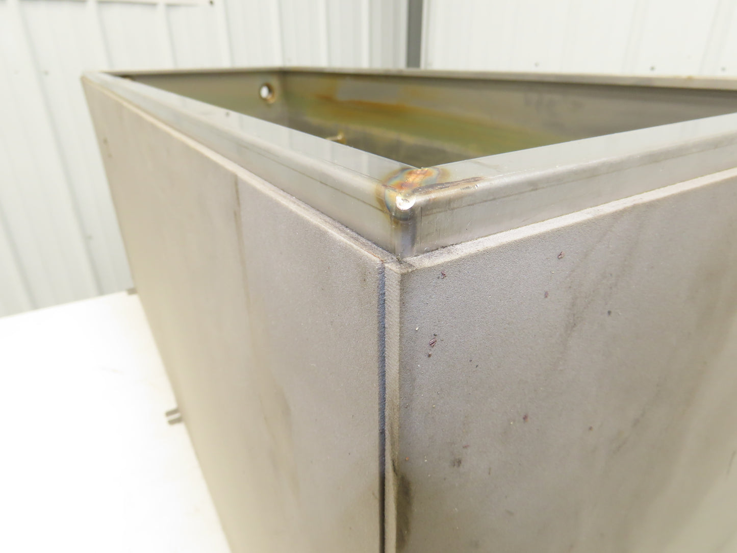 Stainless Steel Tank 75 Gallon 3/4 Top 15 Gauge 48.25x19x20"