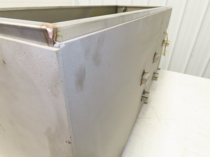 Stainless Steel Tank 75 Gallon 3/4 Top 15 Gauge 48.25x19x20"